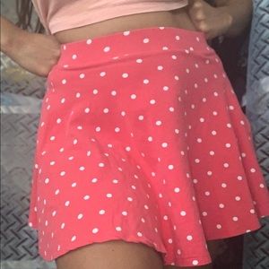 Polka dot skirt